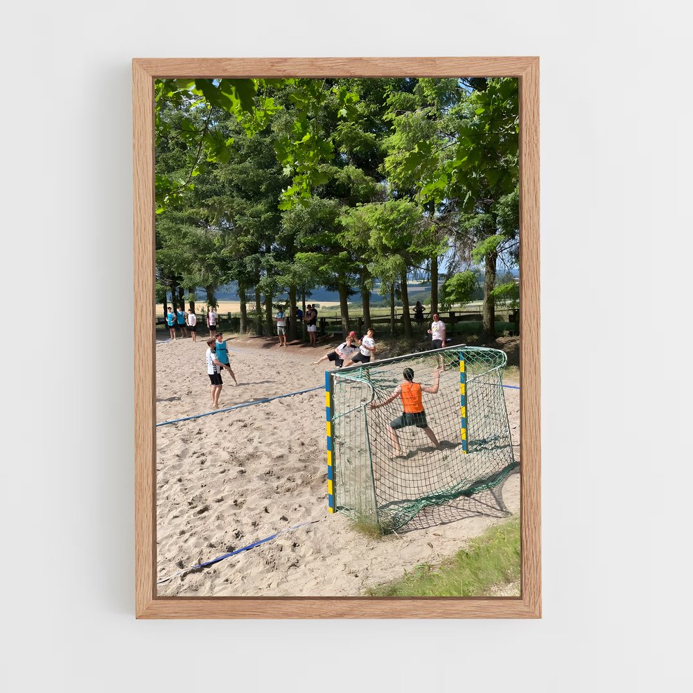 Poster Beach Handball Fun (vue 4)